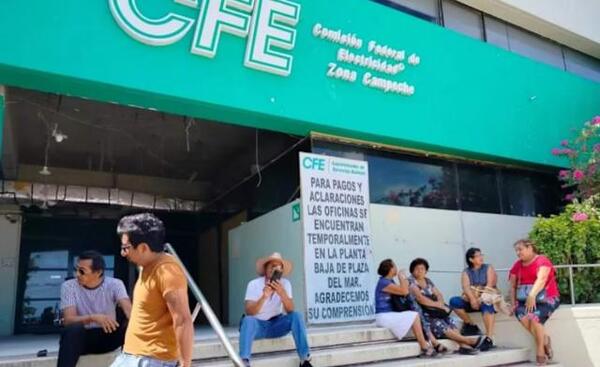 Apagones en Yucatán y Campeche desatan protestas contra CFE