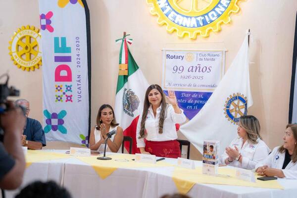 DIF Yucatán y Club Rotario mejoran calidad de vida de infantes