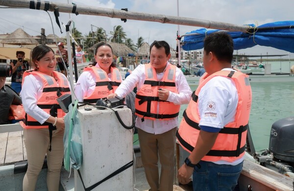 Más seguridad en altamar para pescadoras y pescadores de Telchac Puerto