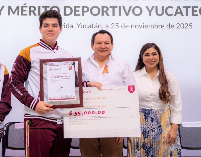 Yucatán reconoce a lo mejor del deporte 2024