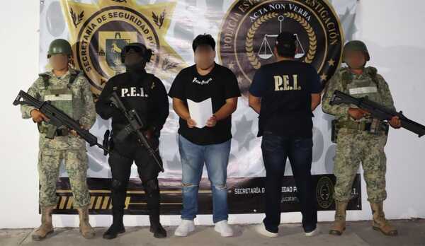 Detienen a otro probable responsable de triple homicidio en Dzilam González
