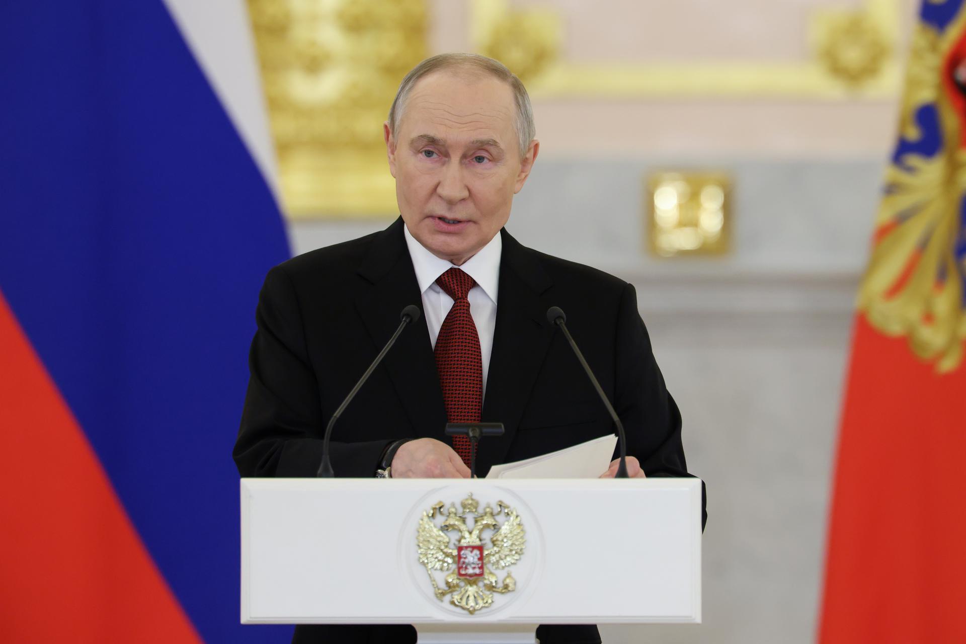 Putin valora ceder activos rusos congelados en EE.UU. para reconstruir Ucrania o Palestina