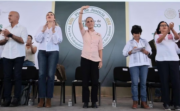 Sheinbaum impulsa viviendas en San Quintín