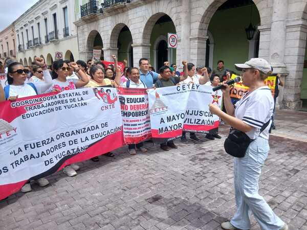 Cetey anuncia protesta masiva para el día de la inauguración del Mundial y mantiene plantón
