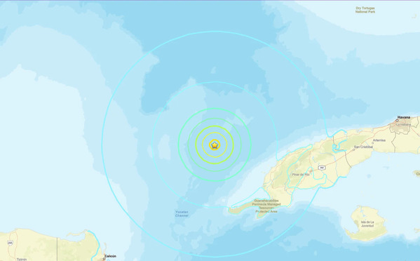 Sismo en Cuba se percibe en Yucatán