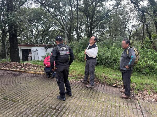 SSEM AUXILIA Y RESCATA A EXCURSIONISTA LESIONADO EN LA SIERRA DE GUADALUPE, EN COACALCO