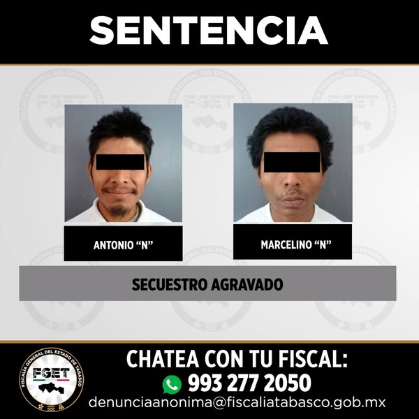 Por secuestro agravado, obtiene la FGET sentencia de 50 años de prisión