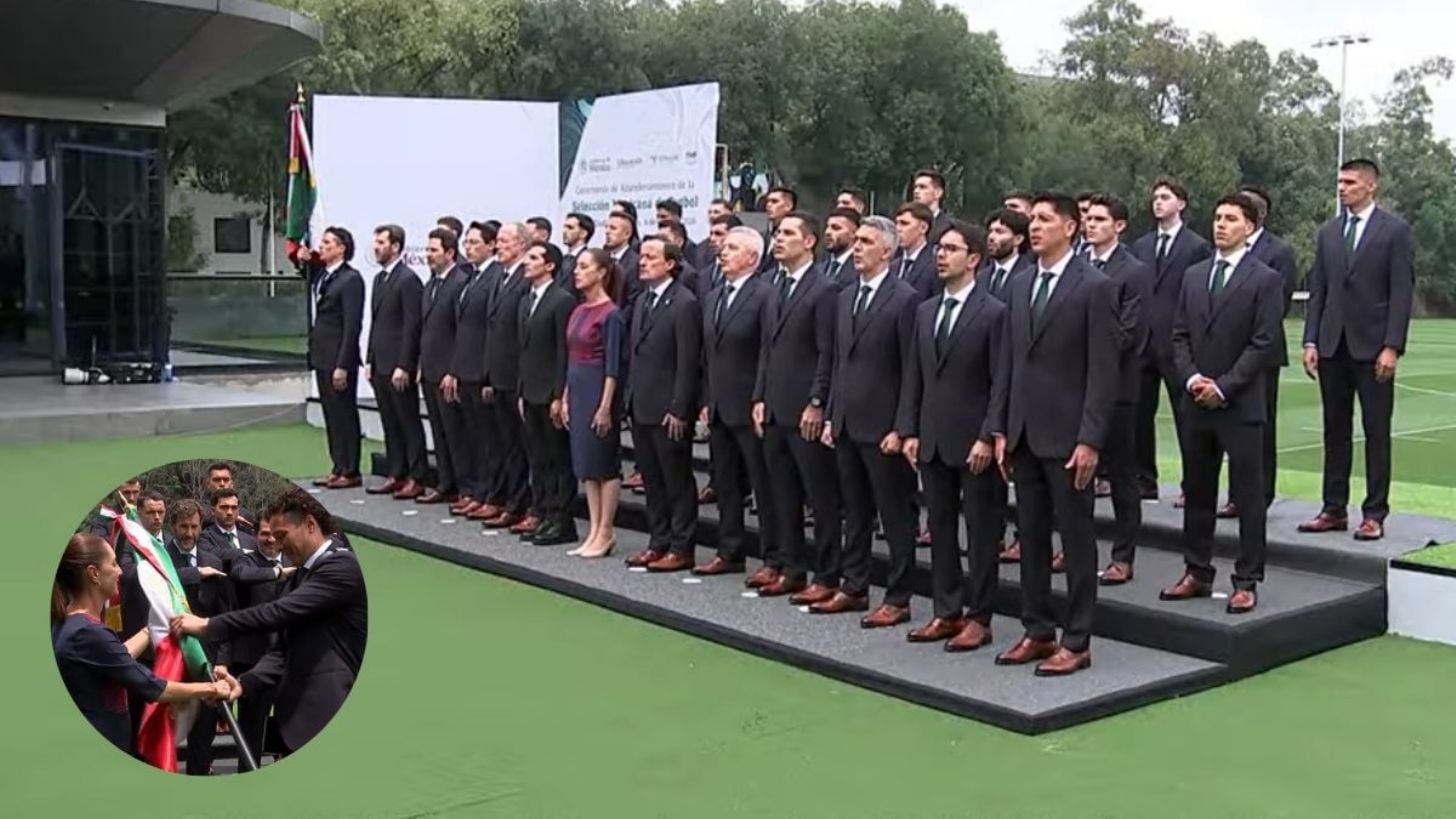 Sheinbaum abanderó a la Selección Mexicana para el Mundial FIFA 2026
