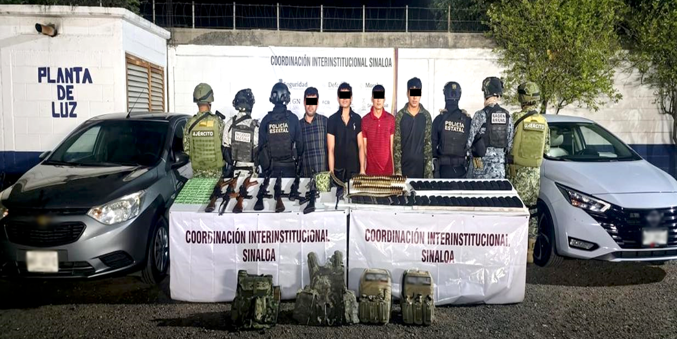 Gabinete de Seguridad reporta detenciones y aseguramientos en 9 estados