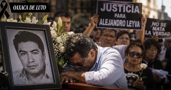 Familia de periodista asesinado protesta durante Guelaguetza