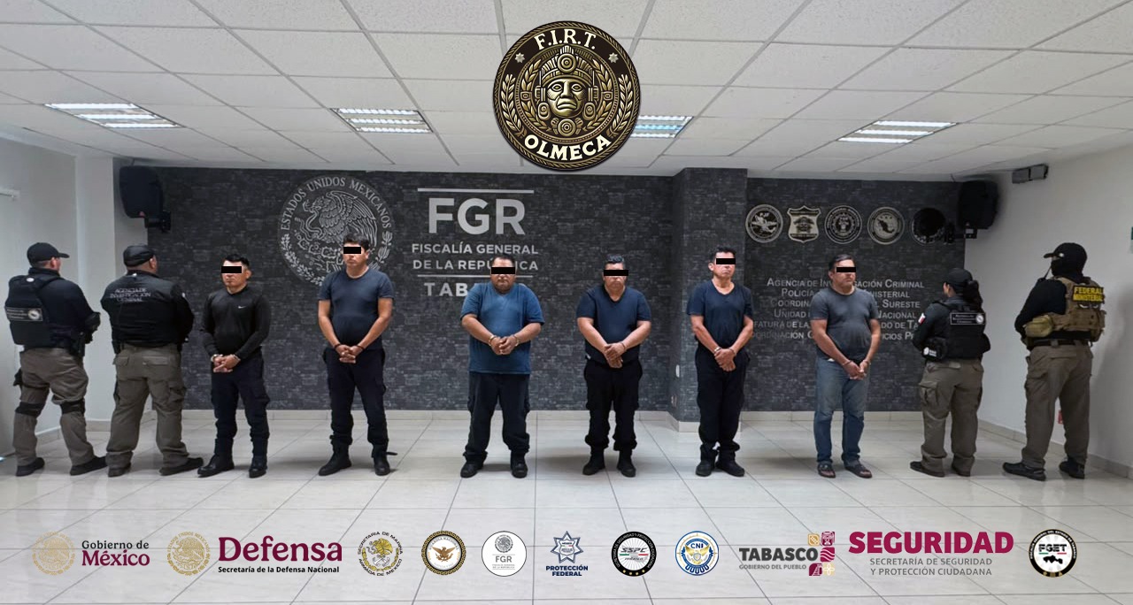 Realizan primer Operativo Enjambre en Tabasco; detienen a seis servidores públicos
