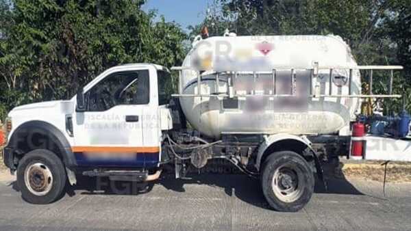 FGR investiga aseguramiento de 2,800 litros de gas LP en Tabasco