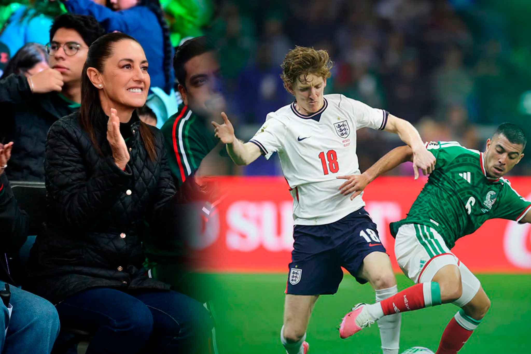 Claudia Sheinbaum asegura que la Selección Mexicana jugó “muy bien” y “nos dieron mucha felicidad”